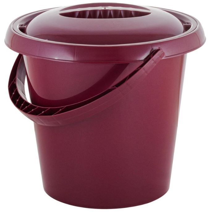 Ведро Rock n Roll 10 л бордо